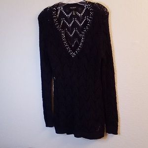 WHITE HOUSE BLACK MARKET Beachy Cruise Party Size S Black Color C26 ??